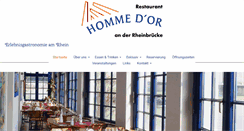 Desktop Screenshot of hommedor.de